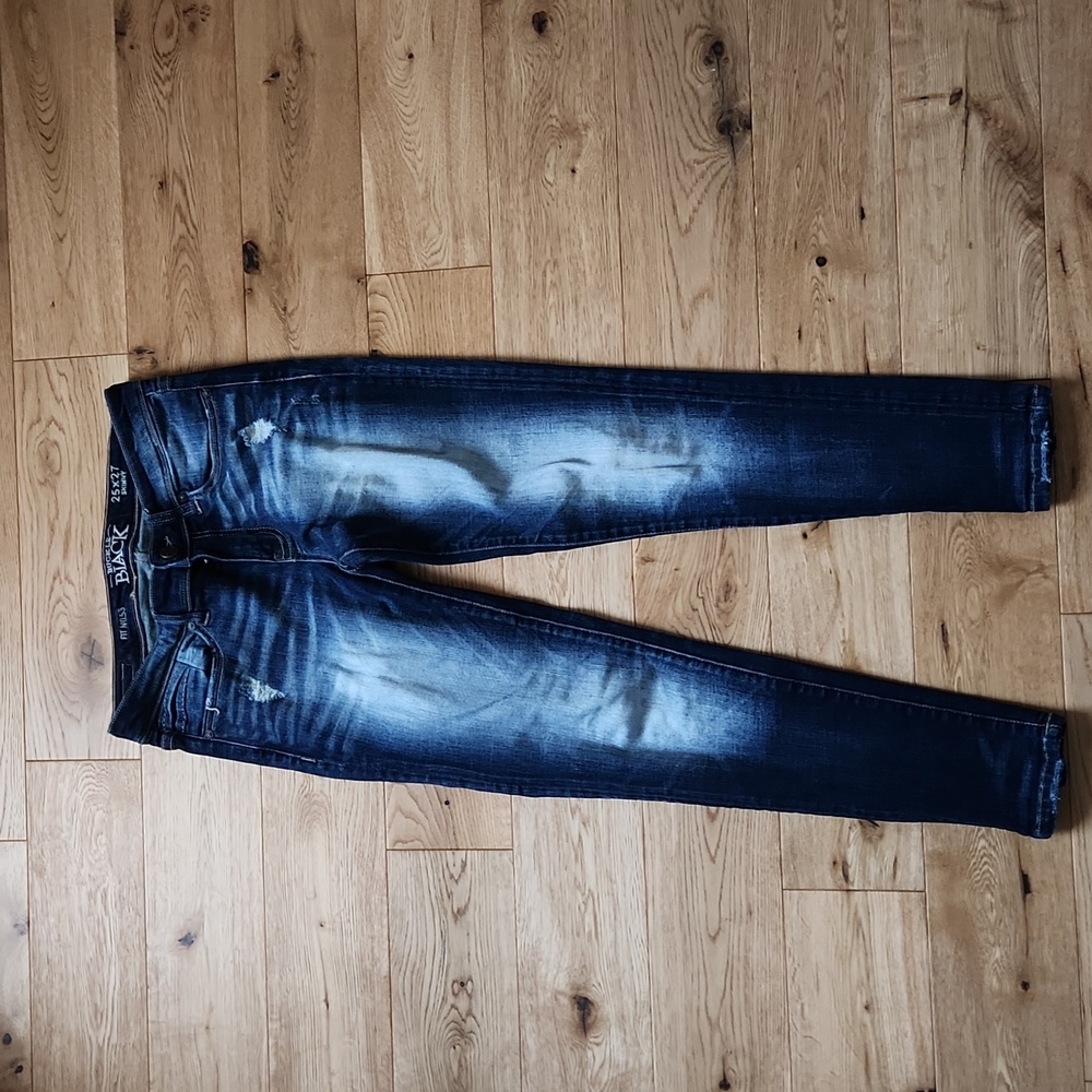 Buckle Black skinny jeans